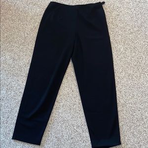 NWOT Talbots straight leg black pants